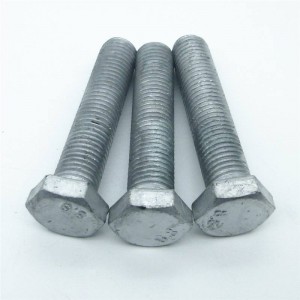 Hot galvanized full thread hexagon head bolt DIN 931