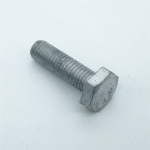 Hot galvanized full thread hexagon head bolt DIN 931